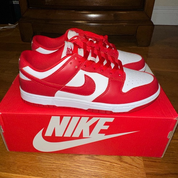 Nike Other - Red Dunks Low Retro SP ‘St. John’s’